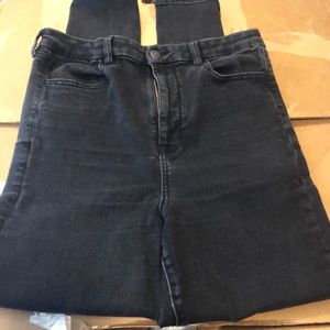 Black American Eagle Curvy Highest Rise Jeans